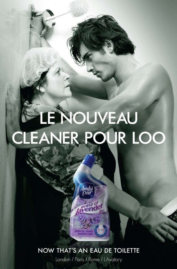 Eau De Toilette 2 | Funny advertising, Eau de toilette, Fragrance adverts