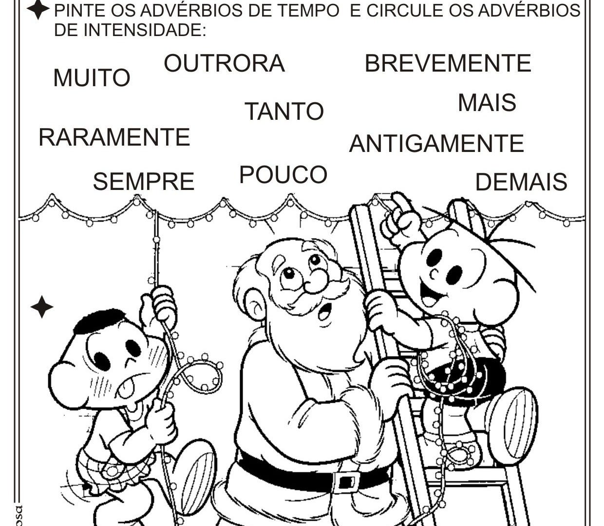 Atividade sobre Advérbios: Ideias divertidas e didáticas (PDF)