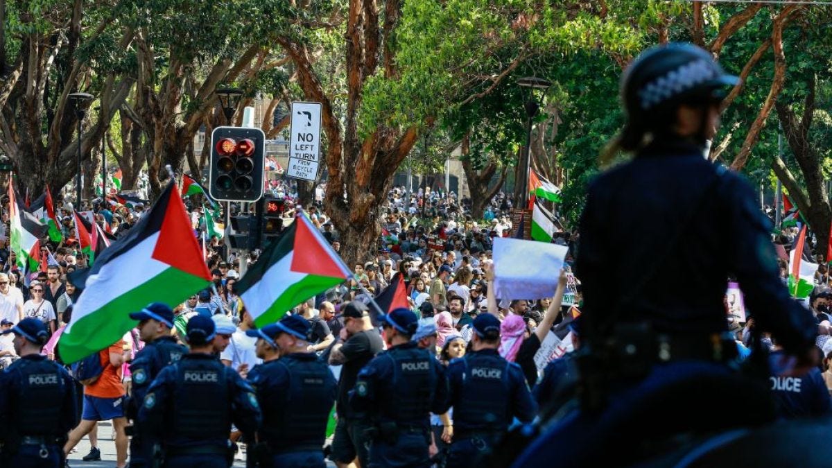 Thousands join pro-Palestinian rallies in Australia amid Israel-Hamas war |  News | Al Jazeera