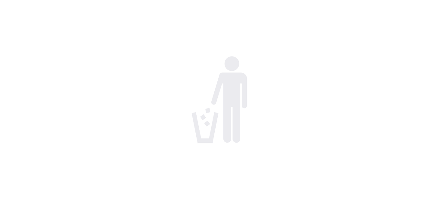 Die Illustration zeigt eine Person, die Müll entsorgt.