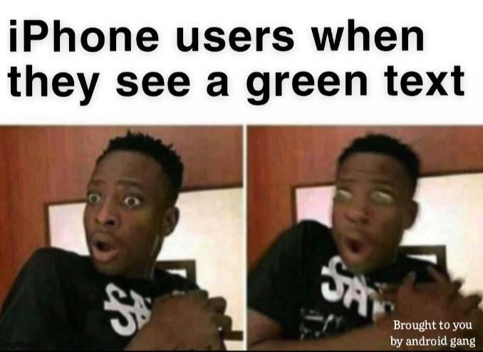 AHHH ITS GREEN!!! : r/meme