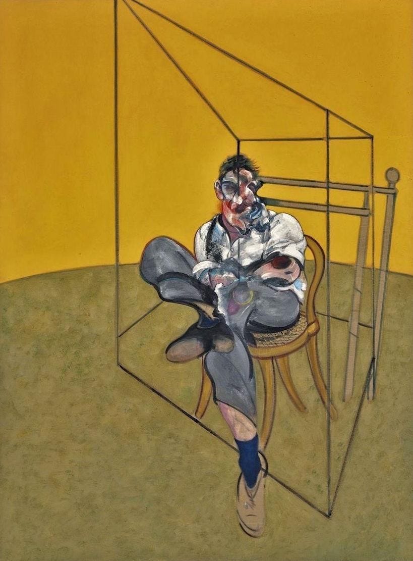 Francis Bacon - Three Studies of Lucian Freud (No. 2) (1969) [819 1111 ...