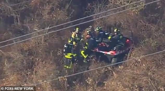 In New Jersey, firefighters have been asked to wear hazmat suits if they need to handle a drone that has crashed