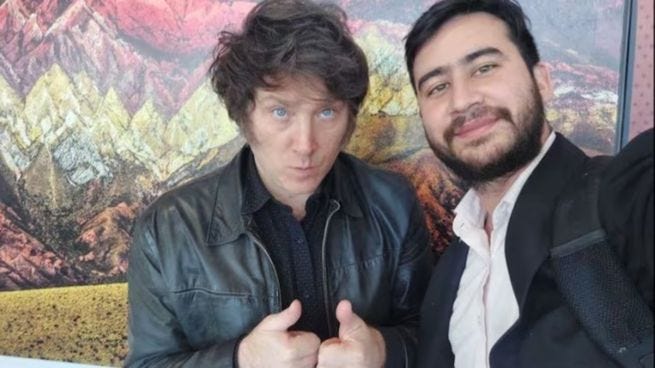Nahuel Sotelo, one of Javier Milei's trusted men.