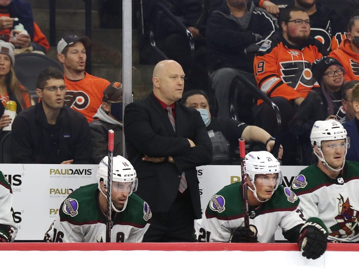 André Tourigny head coach of the Arizona Coyotes