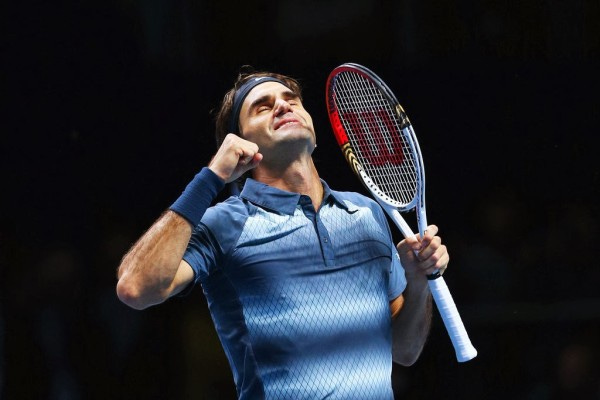 roger federer wins at 2015 rome masters open vs kevin anderson