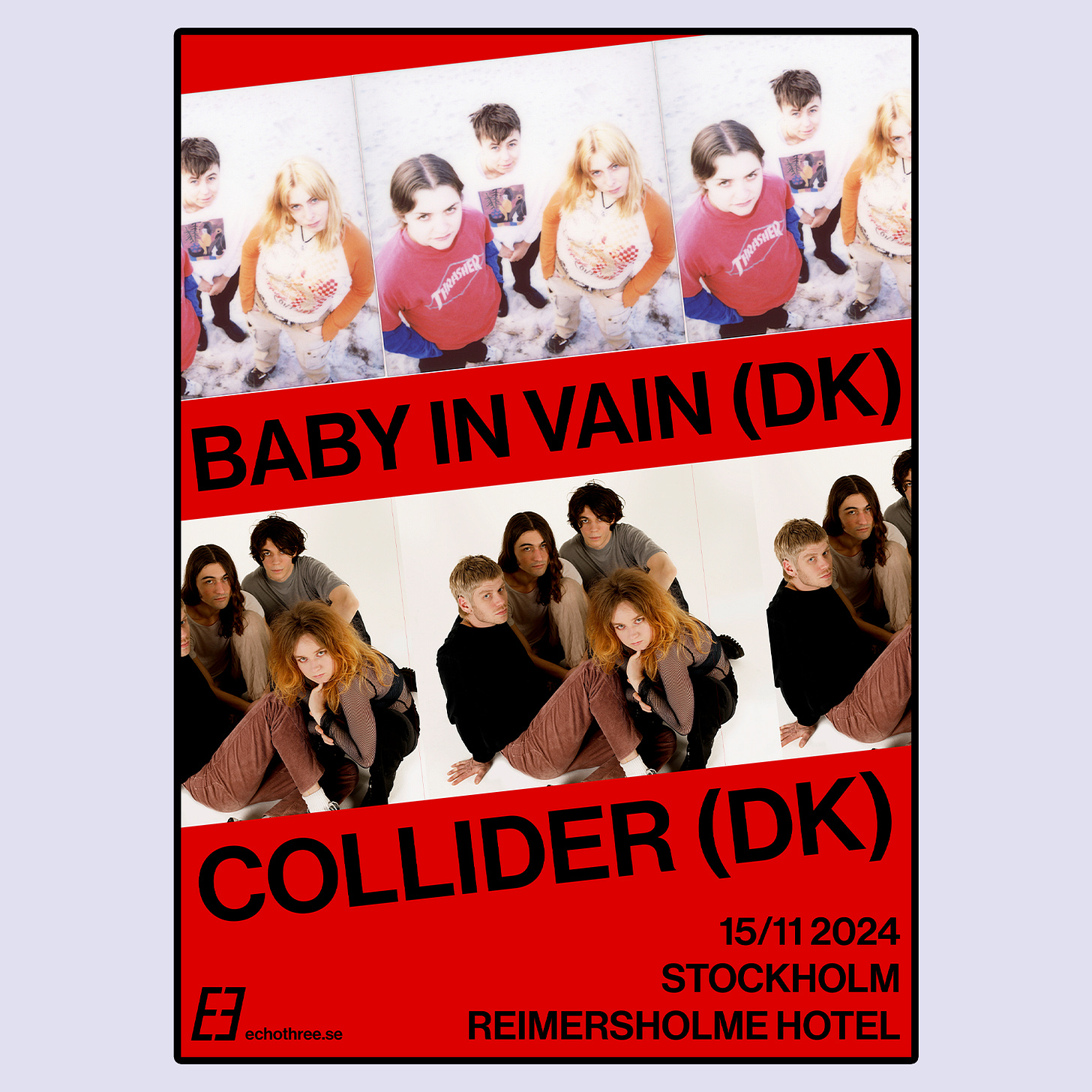 Baby In Vain & Collider till Stockholm i november!