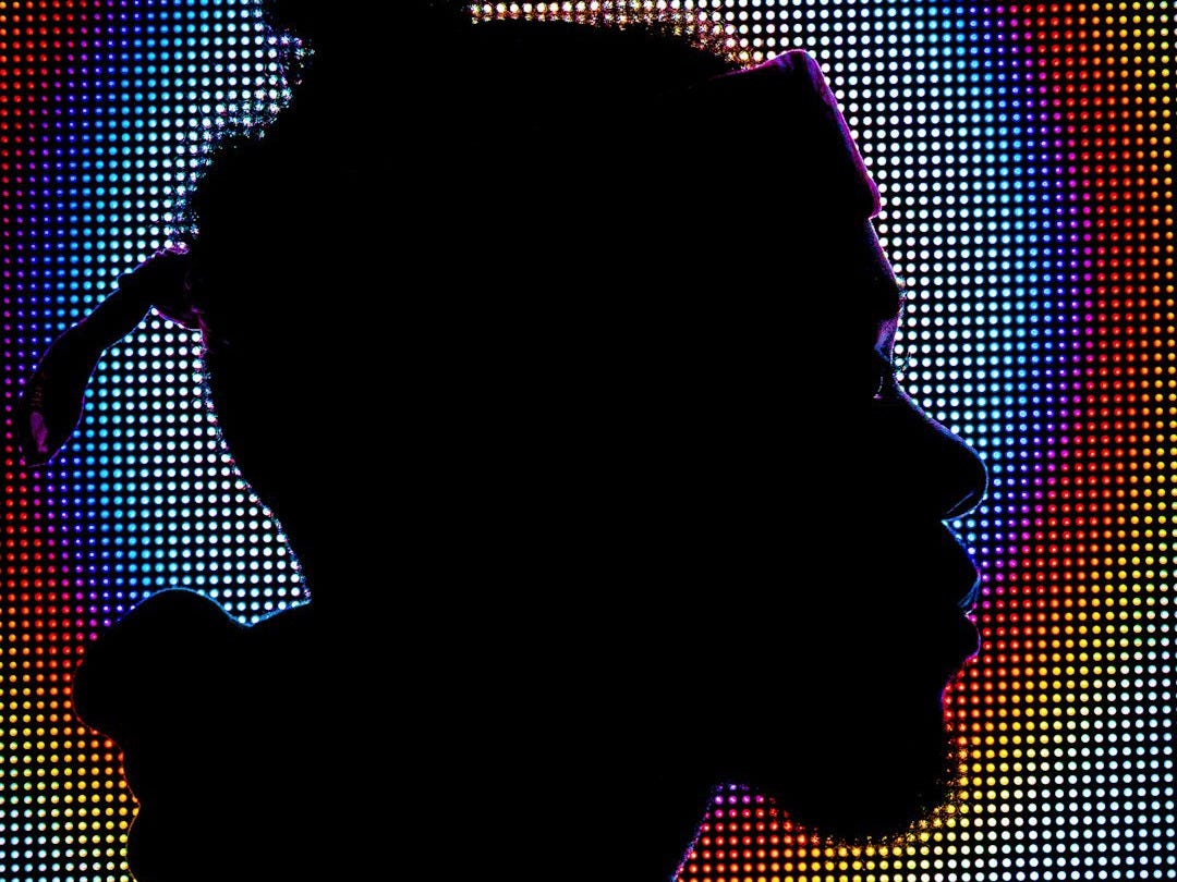 silhouette of man facing right silhouette of man facing right