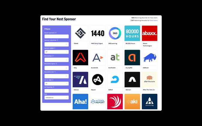 This No-Code Database About Sponsors Brings In $100,000 A Year