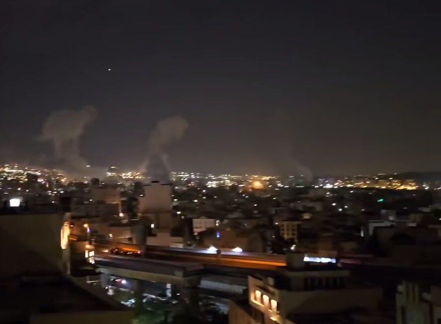 Israel strikes Tehran and other cities Israel strikes Tehran and other cities