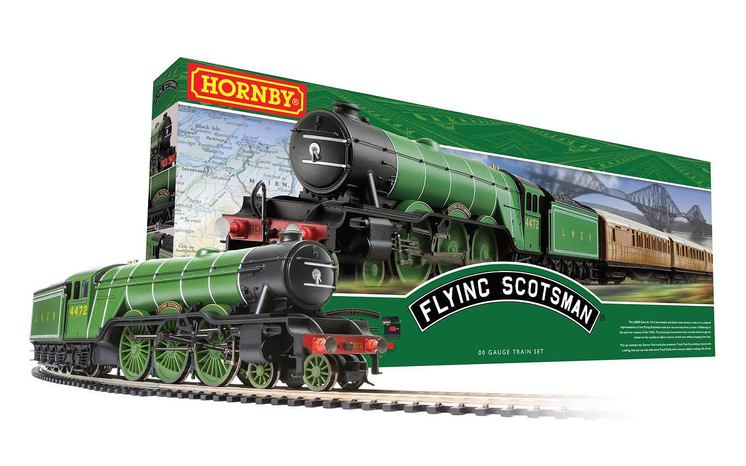 Hornby R1255M Train Flying Scotsman - Analogique - Vert : Amazon.fr: Jeux  et Jouets