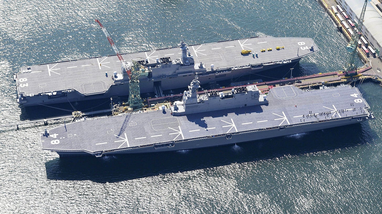 Officials Admit Japan's 'Helicopter Destroyers' Were Also Designed For Jets