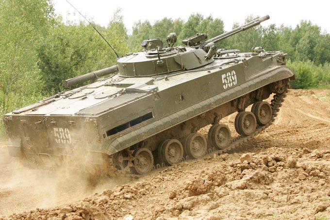 Le véhicule blindé russe BMP-3
