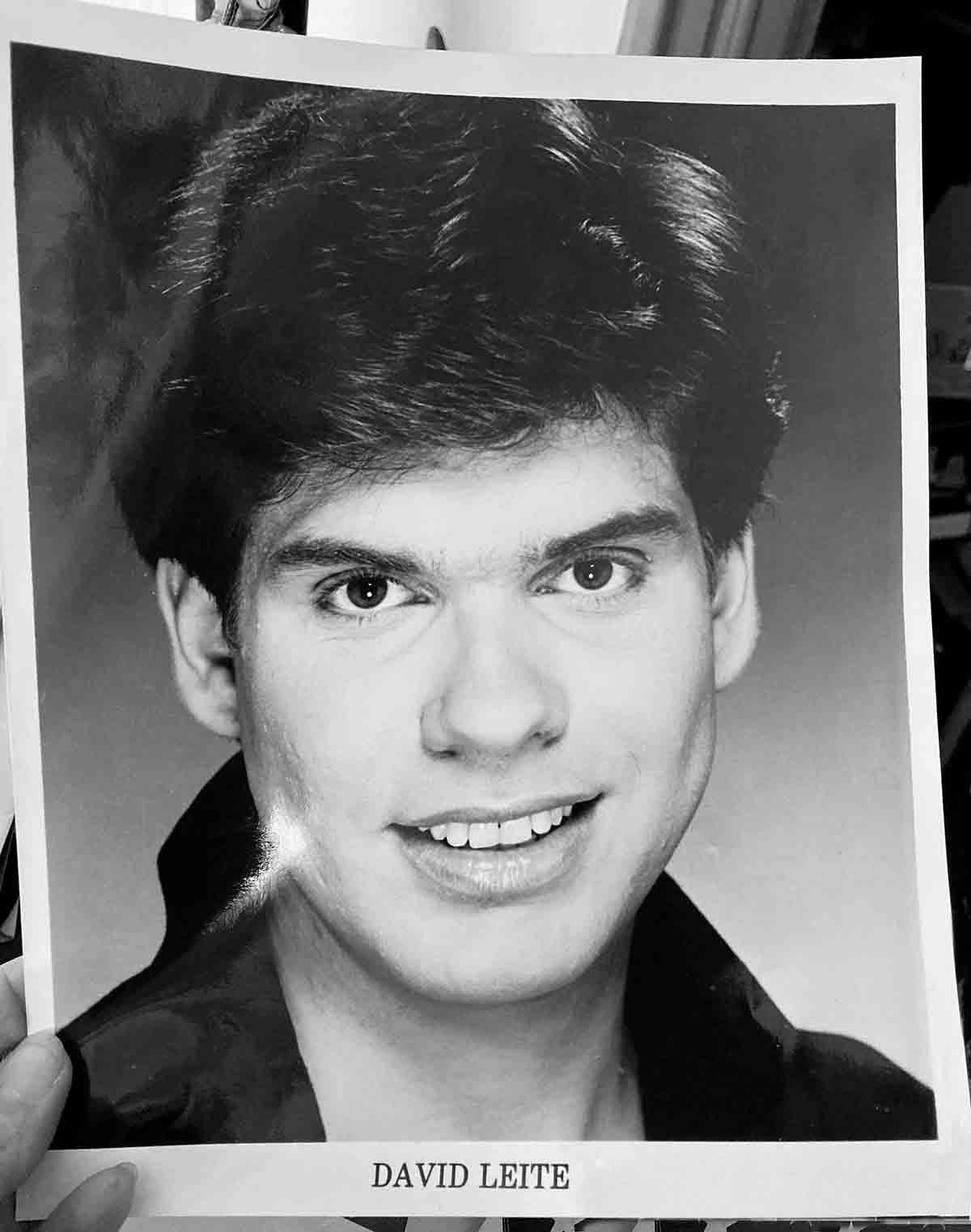 An acting headshot of David Leite