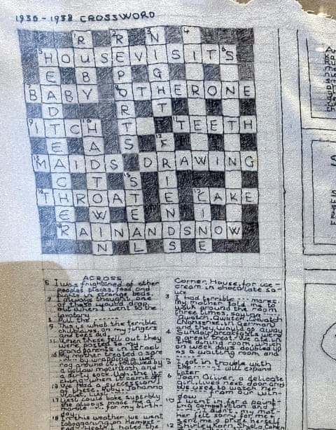 Remarkable … the crossword detail from Renate Keeping's frieze.