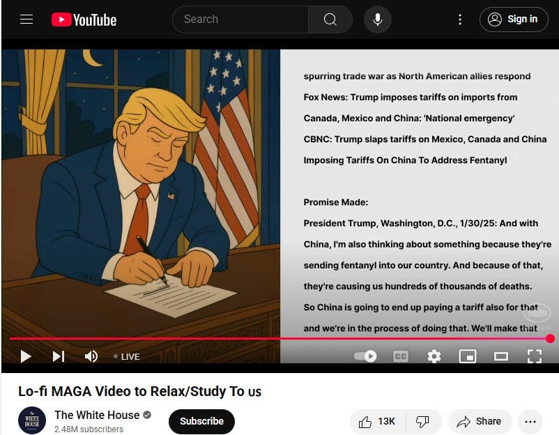 Lo-fi MAGA Video to Relax/Study To. Watch here. Lo-fi MAGA Video to Relax/Study To. Watch here.