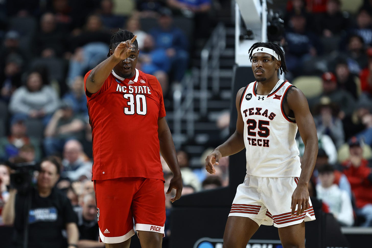 NC State basketball's DJ Burns the latest March Madness fan favorite