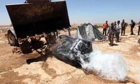 West Bank villagers' daily battle with Israel over water | Water | The  Guardian
