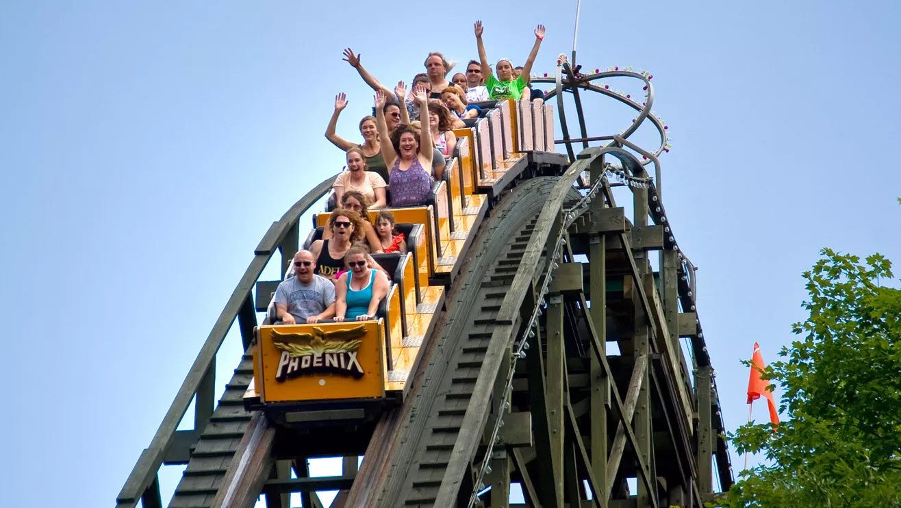 Knoebels Roller Coaster