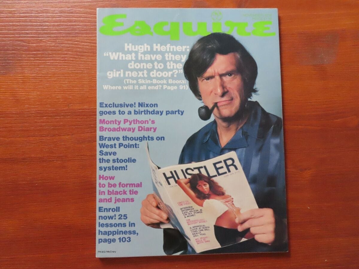 Esquire November 1976 Hugh Hefner Playboy Richard Nixon