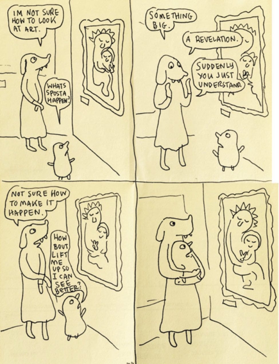 What's up with this "I'm not sure how to see art" comic? : r/OutOfTheLoop