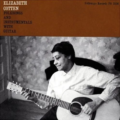 Cover art for Folksongs and Instrumentals With Guitar by Elizabeth Cotten