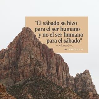 San Marcos 2:27-28 - Jesús añadió:
—El sábado se hizo para el hombre, y no el hombre para el sábado. Por esto, el Hijo del hombre tiene autoridad también sobre el sábado.