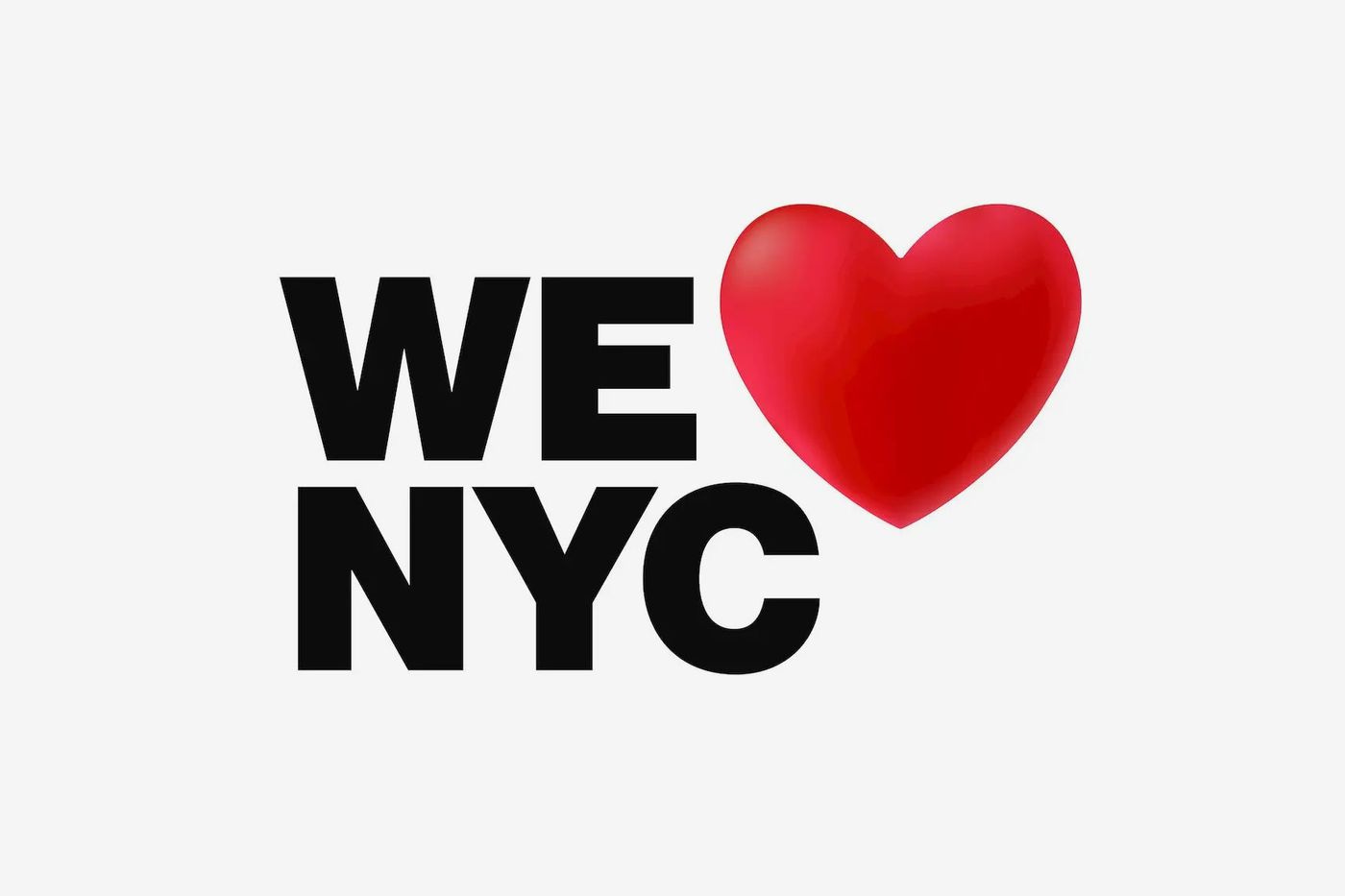 The new "We Love NYC" logo mark