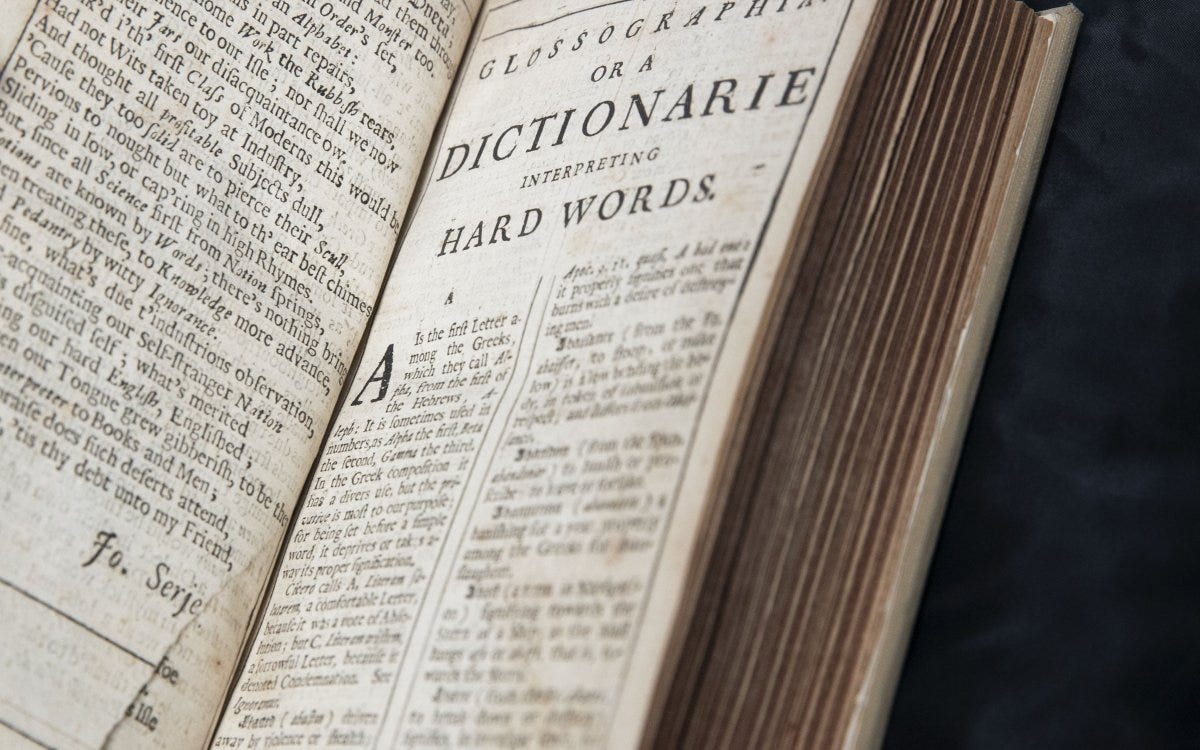 Rare dictionaries at the Library | National Library of Australia