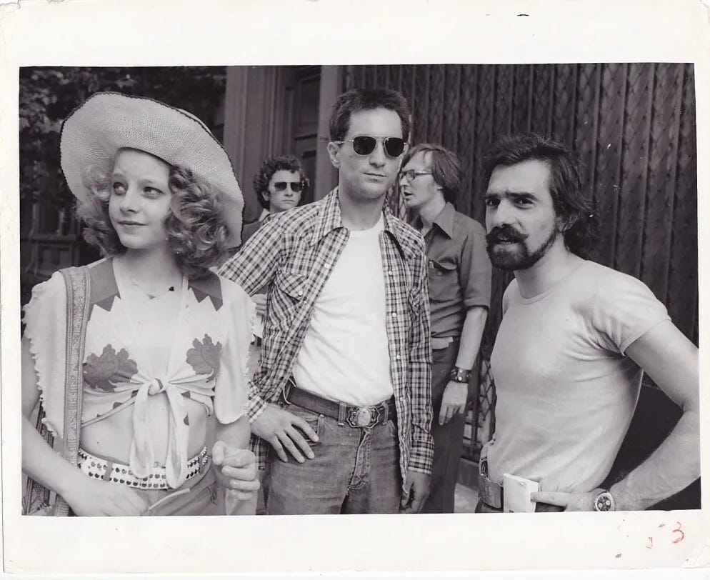 Martin Scorsese talks to Robert De Niro Jodie Foster Taxi Driver VINTAGE  Photo | eBay