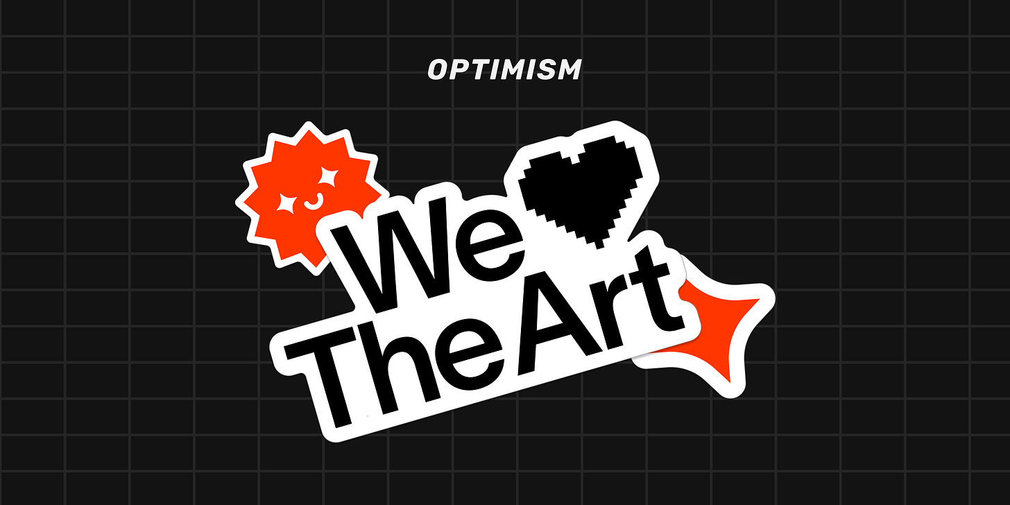 Announcing 'We ❤️ The Art': A Creator Contest for Artists With ❤… — The  Optimism Collective