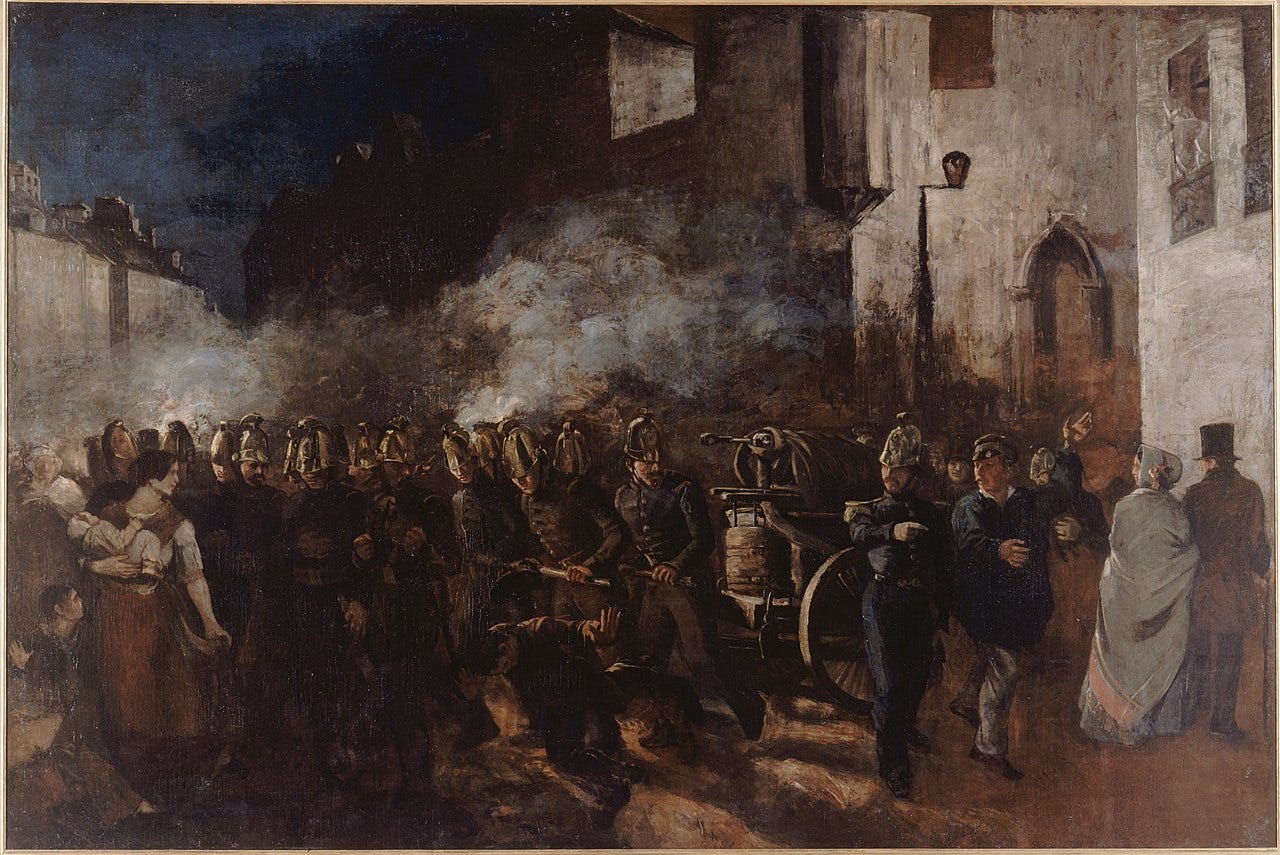File:Gustave Courbet - Firemen Running to a Fire - WGA05459.jpg - Wikimedia  Commons