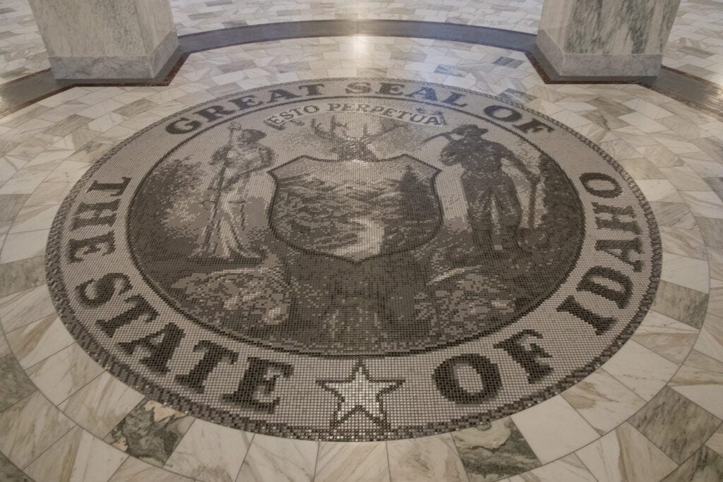Great seal of the state of Idaho