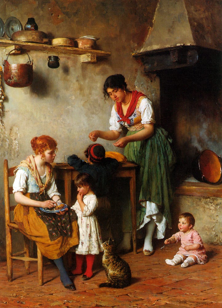 File:Blaas Eugen von A Helping Hand 1884 Oil On Panel.jpg - Wikimedia  Commons