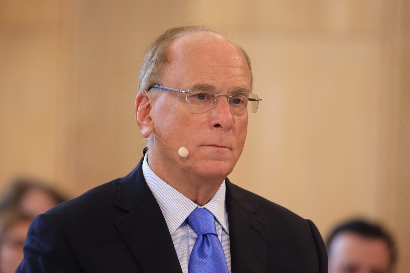 Larry Fink, chief executive officer of Blackrock Inc., at the Berlin Global Dialogue in Berlin on Sept. 29, 2023.
