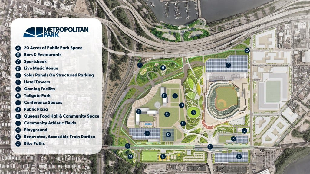 Mockup of casino plans