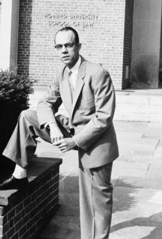 Robinson as a member of the Howard University School of Law faculty.