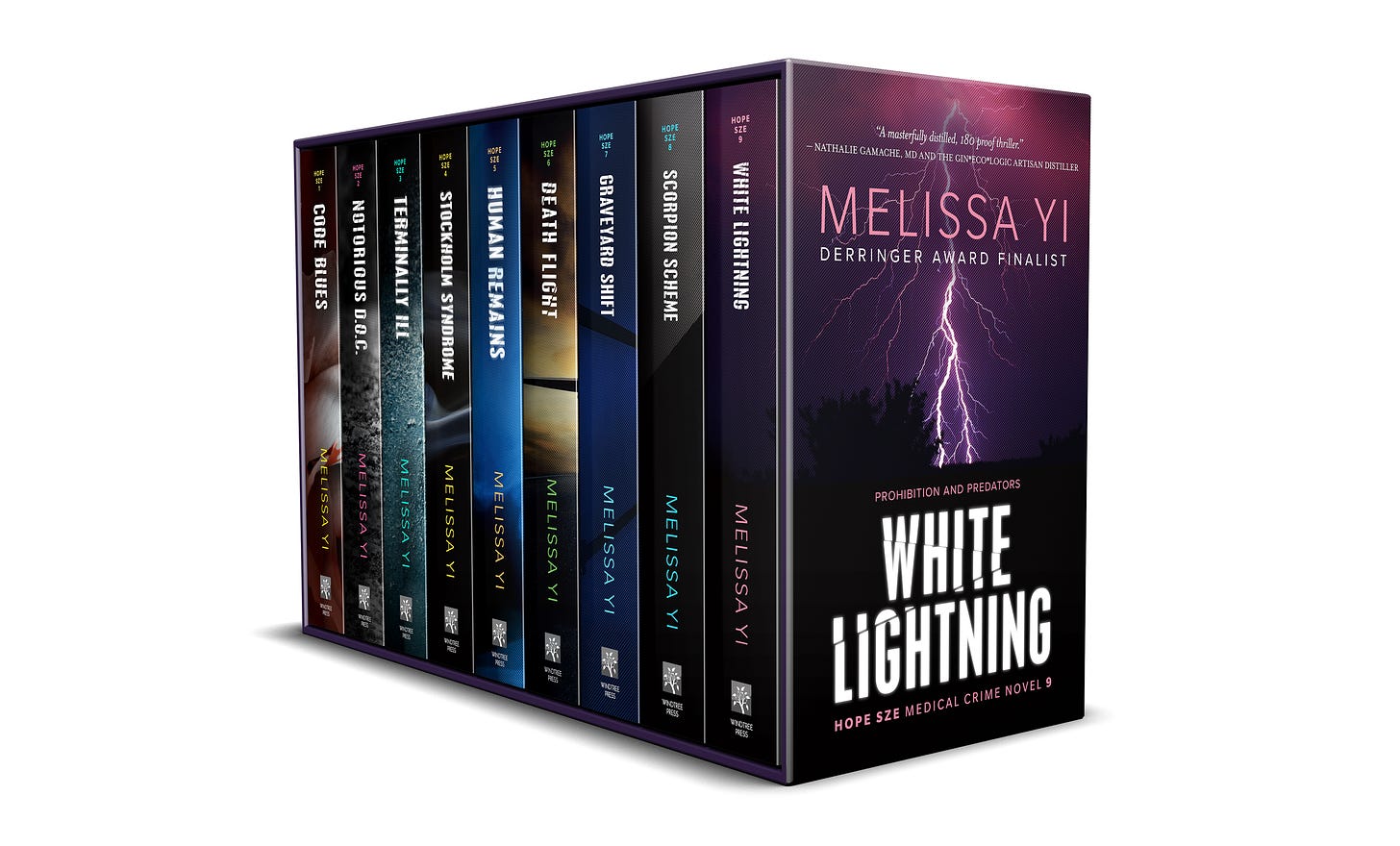 Nine Hope Sze crime novels by Melissa Yi