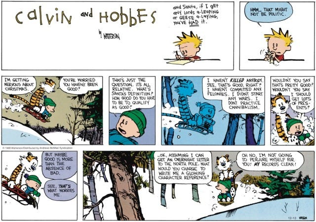 Calvin More than an Absence