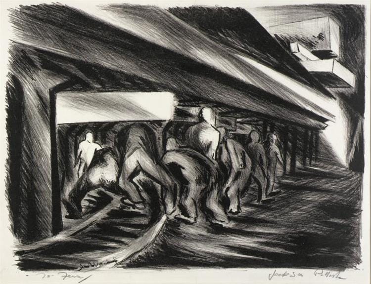 Miners, c.1934 - 1938 - Jackson Pollock