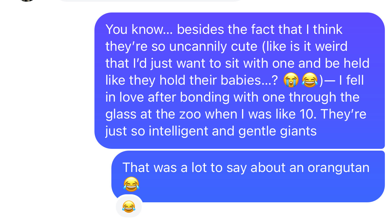 Today, I hit a new low in the world of flirting.