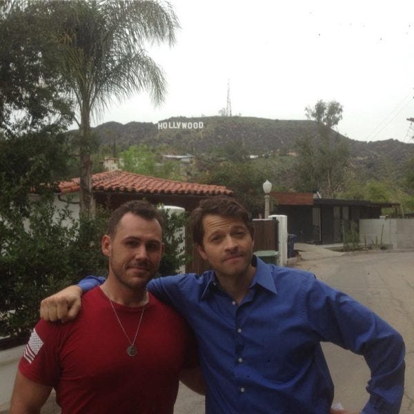 dustin dorough with misha collins gishwhes movie tv tech geeks