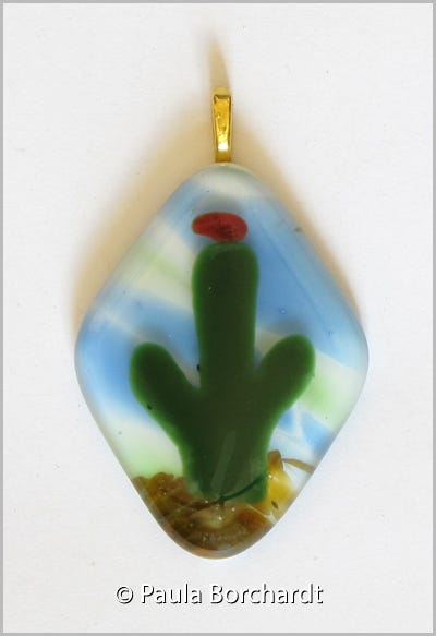 Saguaro Pendant (glass)