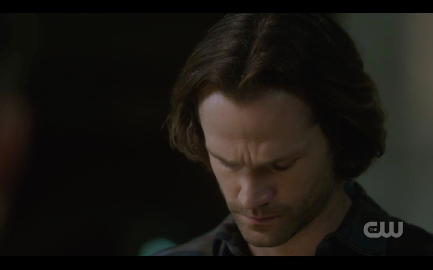 supernatural sam winchester sad looking down for brother dean unfinished business