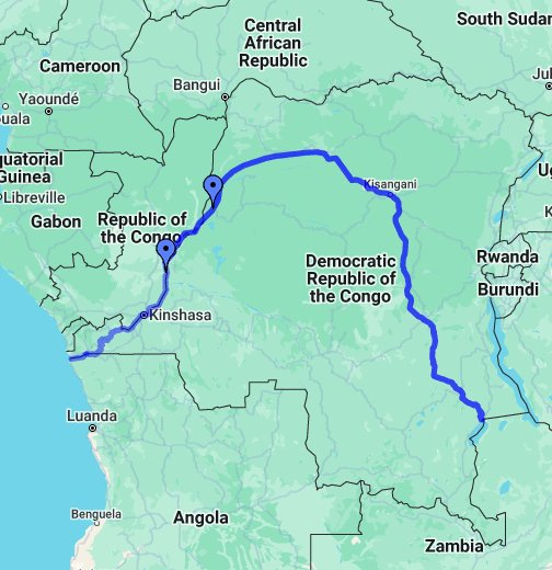 Congo river - Google My Maps