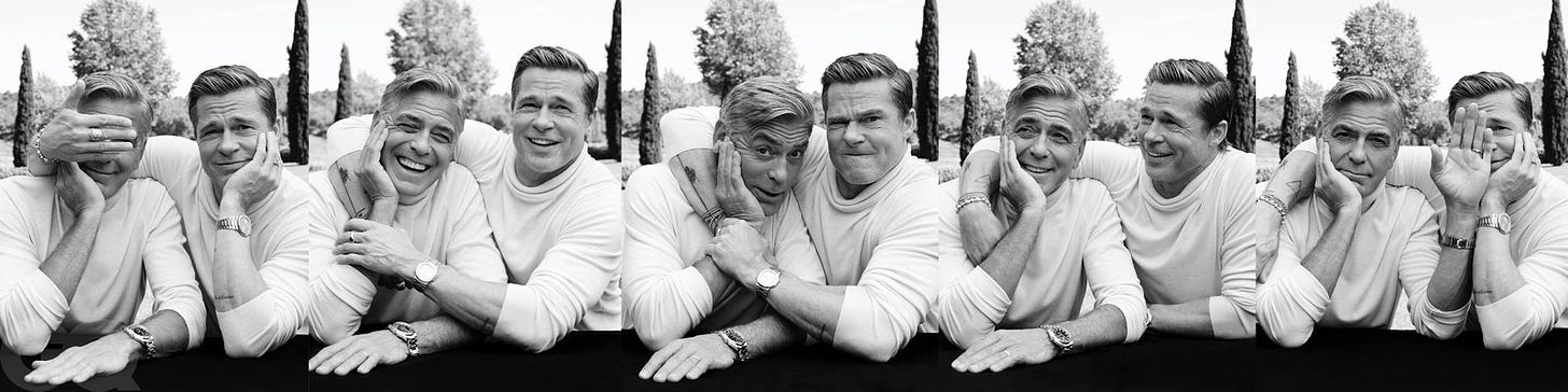 George Clooney and Brad Pitt Are Hollywood's BFFs | GQ