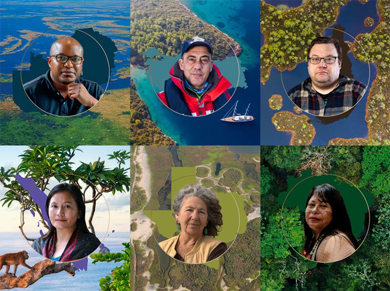 Photos of Goldman Environmental Prize winners