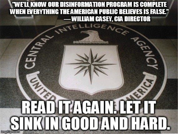 Flashback: "We'll Know Our Disinformation Program Is Complete When ...