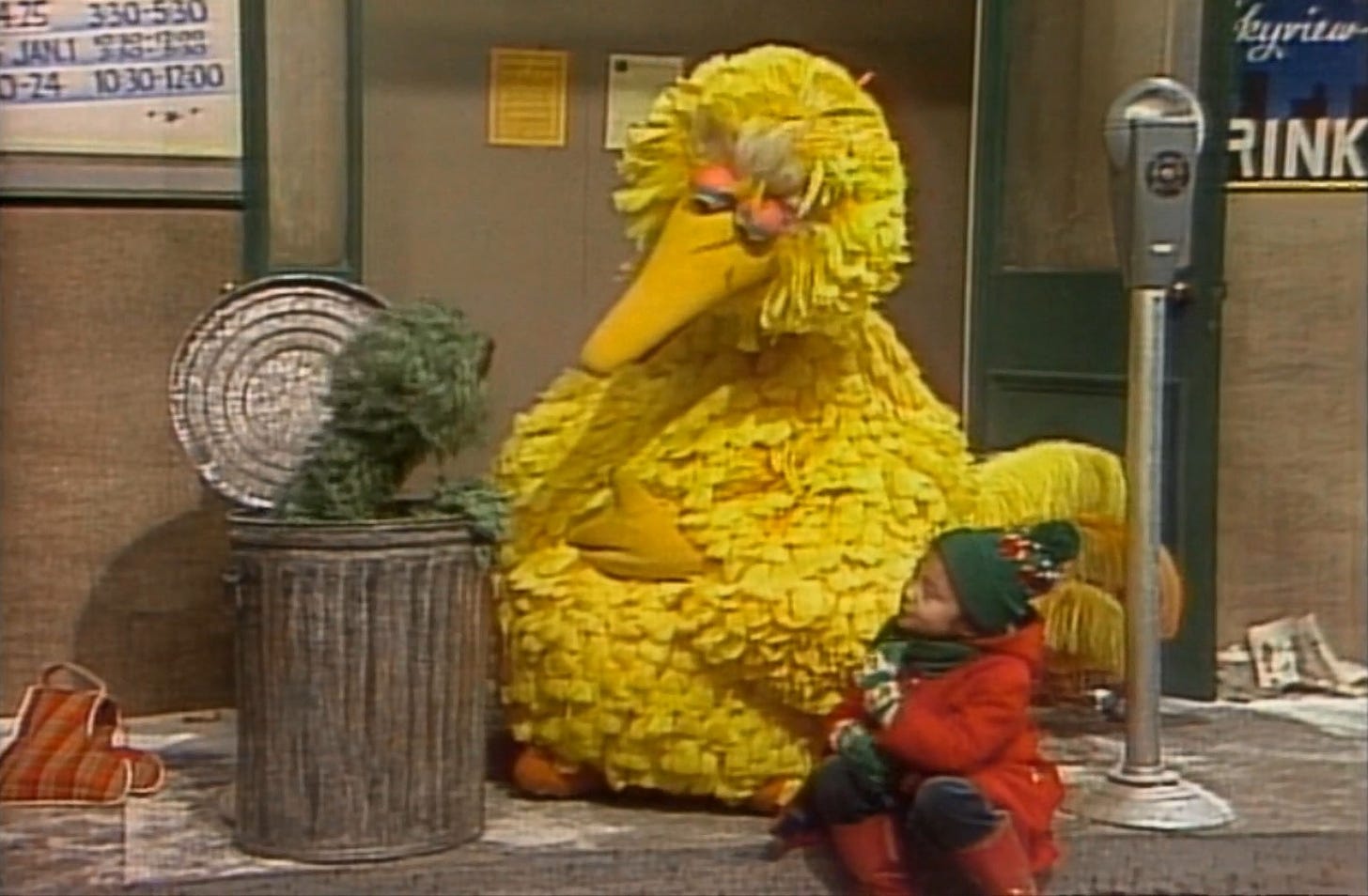 Christmas Eve on Sesame Street starring Caroll Spinney, Frank Oz, Jerry Nelson, Richard Hunt and Jim Henson. Click here to check it out.