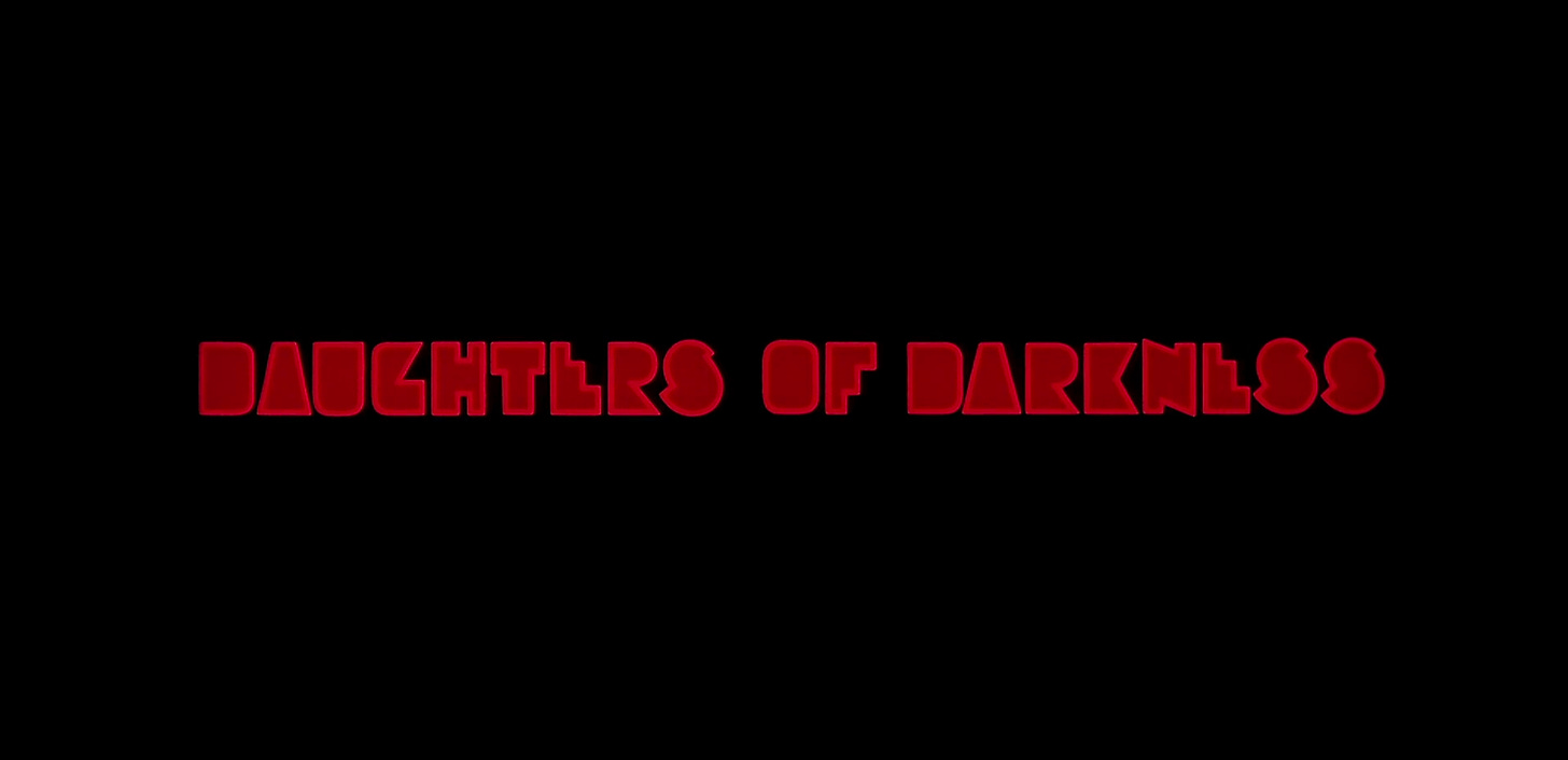 Daughters of Darkness title card